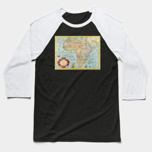 Jodoco Hondio - African Map 1610 -   Ancient Worlds Baseball T-Shirt